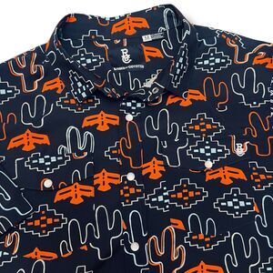 Raised By Coyotes Shirt Mens Pearl Snap‎